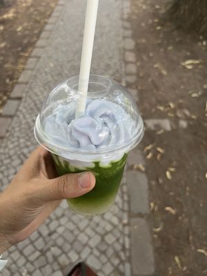 Blue coco cloud  at Matchasome in Berlin