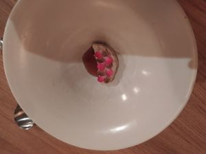 Part of the 15 course vegan menu at Salt in Budapest