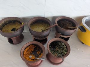 Buffet selection at Home Kitchen in Dambulla