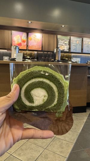 Vegan matcha roll  at Starbucks in Osaka