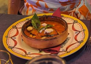 Aubergine parmigiana at  Al Circo Ristorante Italiano in Gran Canaria