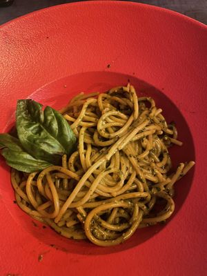 Pasta with pesto  at  Al Circo Ristorante Italiano in Gran Canaria