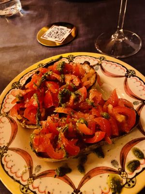 Bruschettaa  at  Al Circo Ristorante Italiano in Gran Canaria