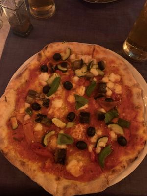 Perfect pizza!  at  Al Circo Ristorante Italiano in Gran Canaria