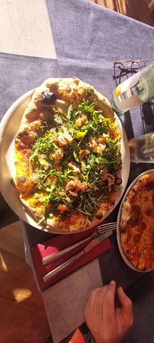 Vegan Pizza at  Al Circo Ristorante Italiano in Gran Canaria