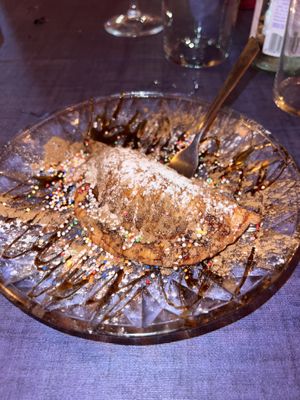 Vegan Sweet Calzone  at  Al Circo Ristorante Italiano in Gran Canaria