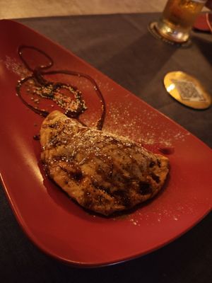 Calzone at  Al Circo Ristorante Italiano in Gran Canaria