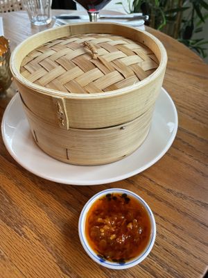 Dumplings…steames  at Mother Tongue in The Blue Mountains