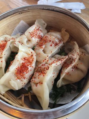 Beautiful, fresh and delicious dumplings  at Mother Tongue in The Blue Mountains