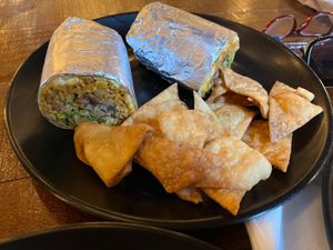 Vegetarian Burrito at O.Mex in Funchal