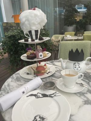   at Mad Hatters Afternoon Tea in London