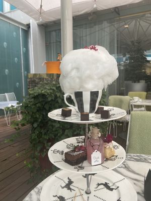   at Mad Hatters Afternoon Tea in London