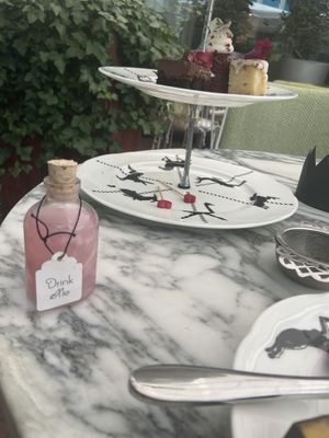   at Mad Hatters Afternoon Tea in London