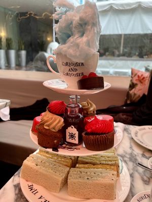   at Mad Hatters Afternoon Tea in London