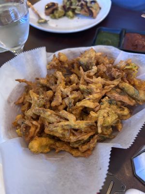 Fried onions  at Sargam Restaurant & Bar in Reynoldsburg