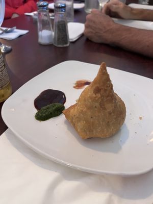 Vegetable Somoza  at Sargam Restaurant & Bar in Reynoldsburg