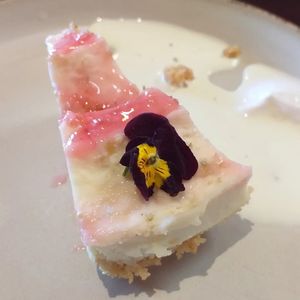 Lime cheesecake at The Barn Pub & Restaurant in Rugby