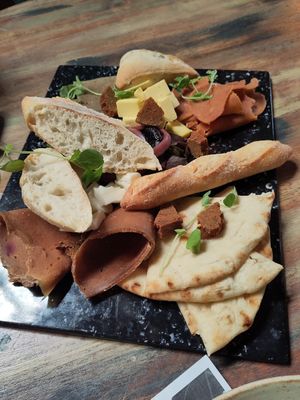 Charcuterie board at The Barn Pub & Restaurant in Rugby