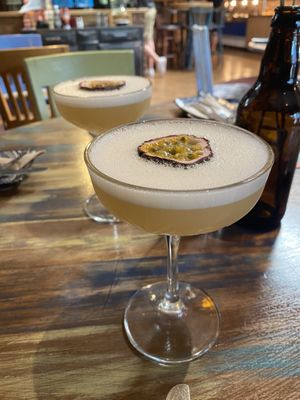 Passionfruit martinis  at The Barn Pub & Restaurant in Rugby