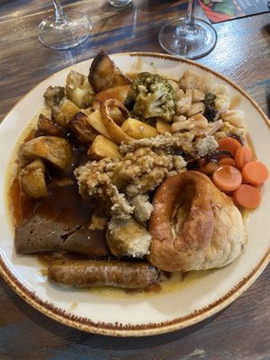 Vegan carvery  at The Barn Pub & Restaurant in Rugby