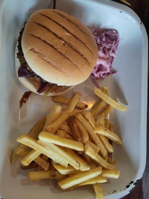 Burger at The Barn Pub & Restaurant in Rugby