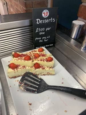 Cheesecake  at The Barn Pub & Restaurant in Rugby