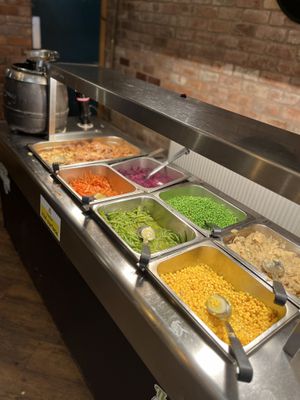 Veggies - help yourself   at The Barn Pub & Restaurant in Rugby