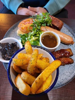 Breakfast at The Barn Pub & Restaurant in Rugby