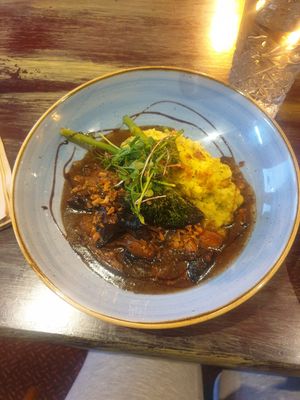 Beef bourguignon at The Barn Pub & Restaurant in Rugby