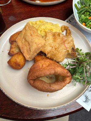 The tofish at The Barn Pub & Restaurant in Rugby