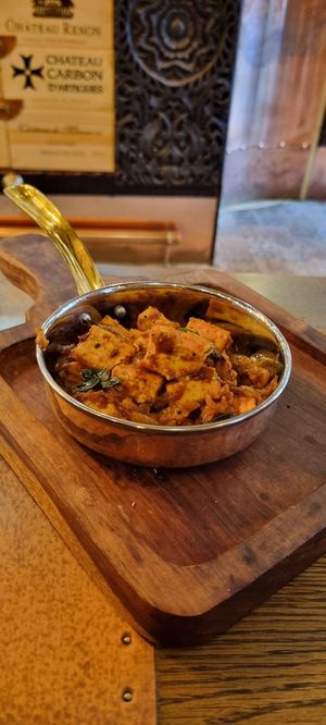 Tofu ularth tapas at Donald Watson's Vegan Bar in Leicester