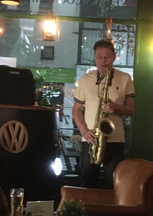   at Donald Watson's Vegan Bar in Leicester