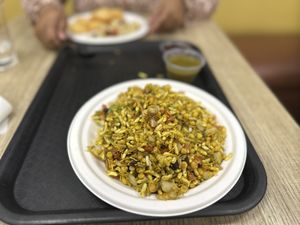 Bhelpudi  at Nina's Indian & British Grocery & Restaurant in Lake Forest