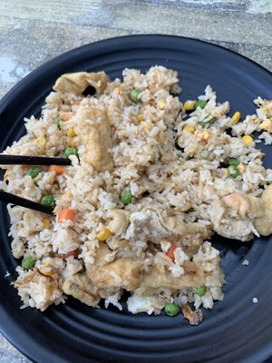 Fried rice with tofu  at PORKEEz in Paradise in Surfers Paradise