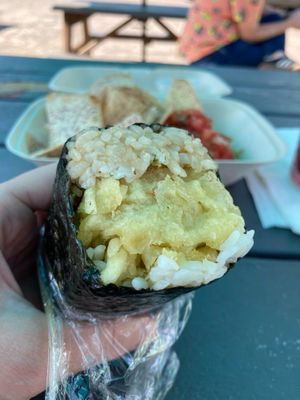 Tofu musubi at Let's Roll in Portland