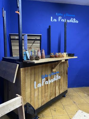 Barra de salsas   at La Pasadita in Aguascalientes