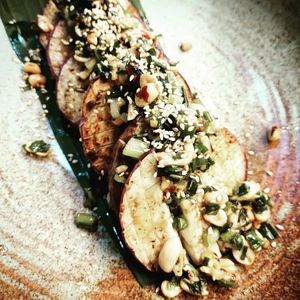 Lovely Grilled Aubergine at The East - The Taste of Indochine in Hanoi