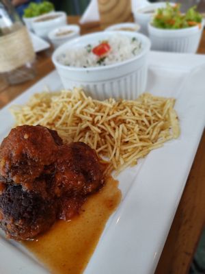 The meal again at Gazebo Café & Bistrô in Sao Luis