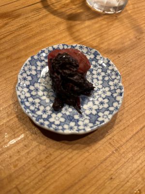 Pickled plum  at Vegan Izakaya NIJIYA 虹屋 in Kyoto