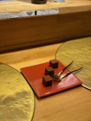 Chocolate yokan   at Vegan Izakaya NIJIYA 虹屋 in Kyoto