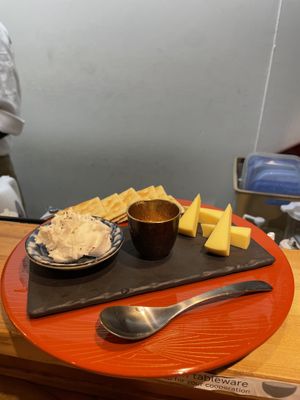 Cheese platter   at Vegan Izakaya NIJIYA 虹屋 in Kyoto