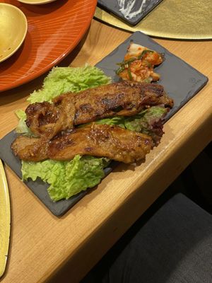 Vegan meat   at Vegan Izakaya NIJIYA 虹屋 in Kyoto