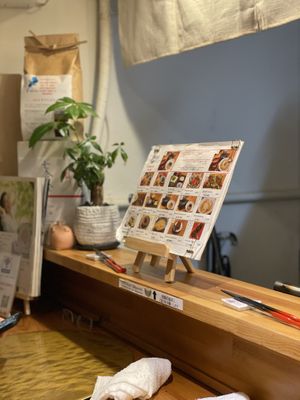 Menu  at Vegan Izakaya NIJIYA 虹屋 in Kyoto