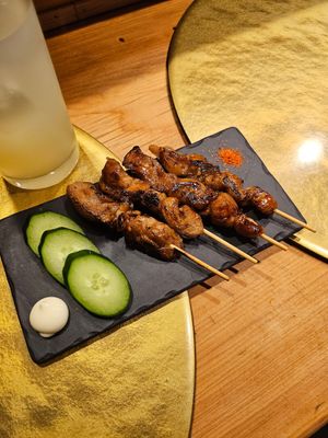 yakitori!! at Vegan Izakaya NIJIYA 虹屋 in Kyoto