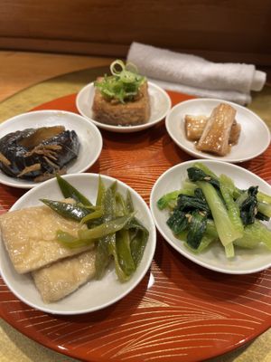 Dish 1  at Vegan Izakaya NIJIYA 虹屋 in Kyoto