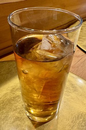 Barley tea #Veganuary at Vegan Izakaya NIJIYA 虹屋 in Kyoto