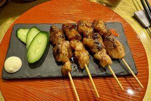 Soy yakitori  #Veganuary at Vegan Izakaya NIJIYA 虹屋 in Kyoto