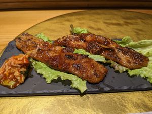 Yakiniku at Vegan Izakaya NIJIYA 虹屋 in Kyoto