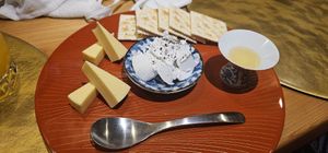 Cheese plate at Vegan Izakaya NIJIYA 虹屋 in Kyoto