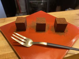 Chocolate dessert   at Vegan Izakaya NIJIYA 虹屋 in Kyoto